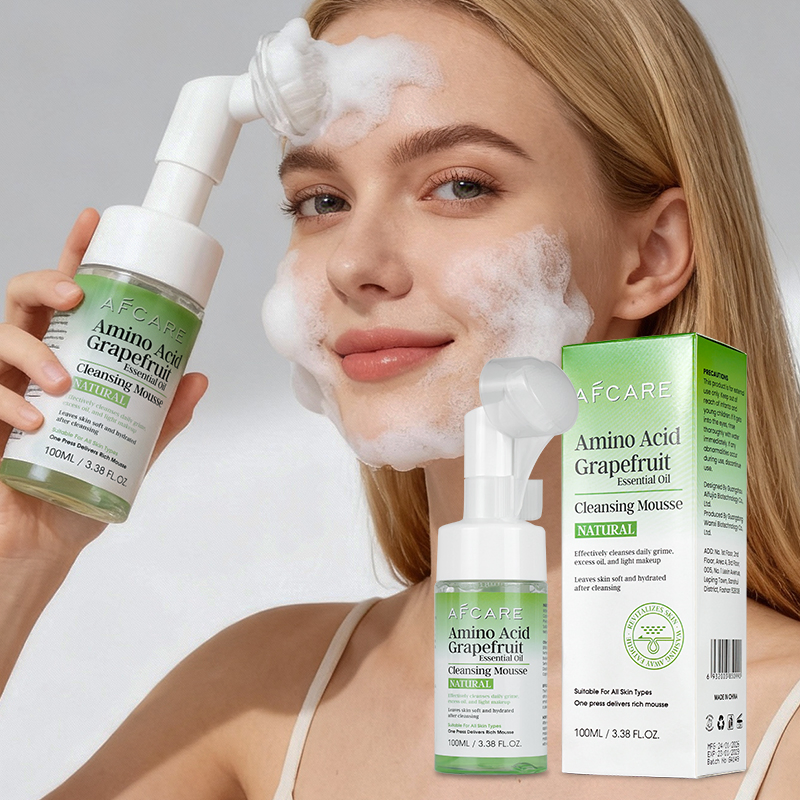Custom Logo Amino Acid Cleansing Mousse Pore Cleansing Antioxidant