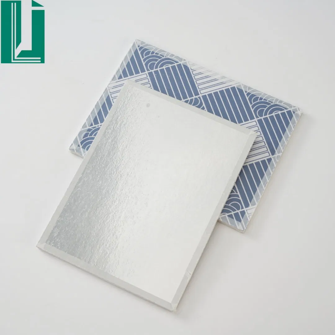 PVC Faced Gypsum Ceiling Tile Laminated 600X600mm 595*595mm