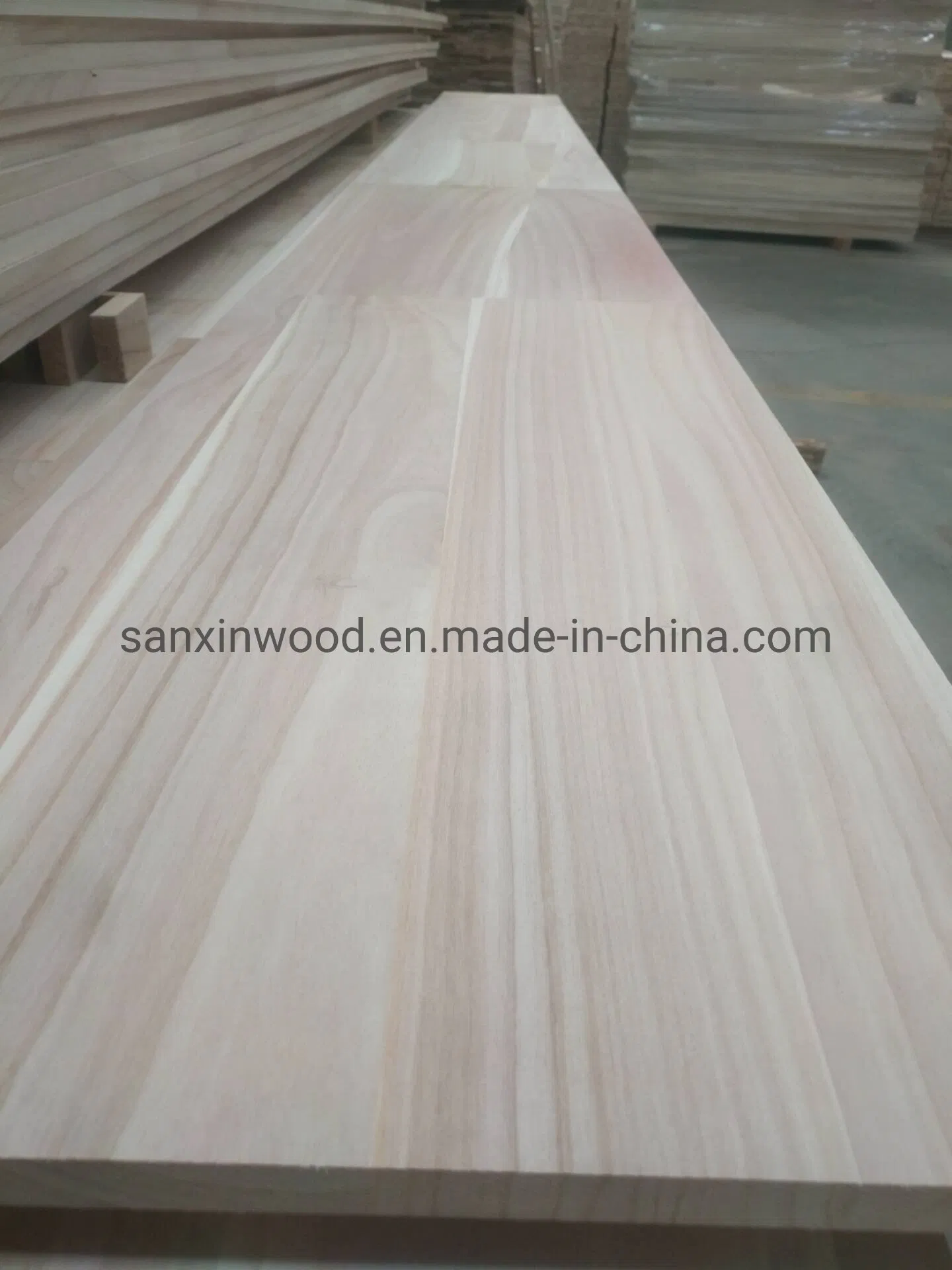 Paulownia Wood Solid Doors Core Panel Puerta Paulownia Finger Joint Lumber Boards