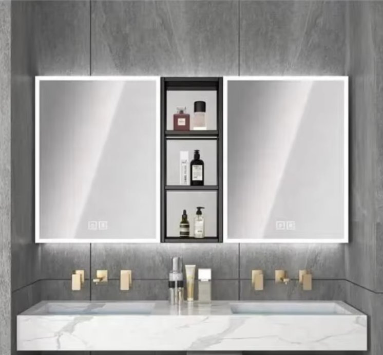 High Quality Customized Bathroom Storage Cabinets Smart Mirror LED Medicine Cabinet