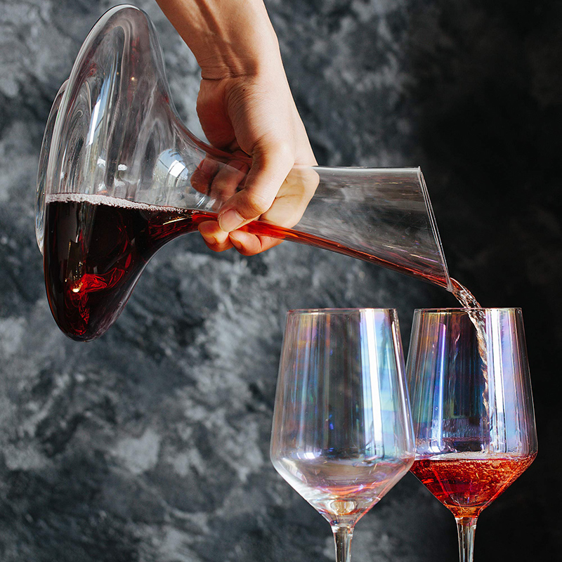 China Professional Manufacturer Supplier Handmade Customized Traditional Crystal Glass Wine Decanter Set