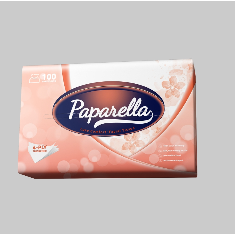 Facial Tissue Bulk Wholesale White Paper Pure Biodegradable Tissue for Everyday Use Multi Purpose Household Facial Tissue 3 Ply