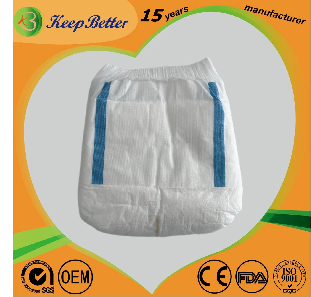 Disposable Adult Diapers T-Shape or S-Cut