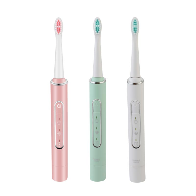 Electric Toothbrush Ipx7 Green White Pink Candy Color Rechargeable Adult Sonic Toothbrush
