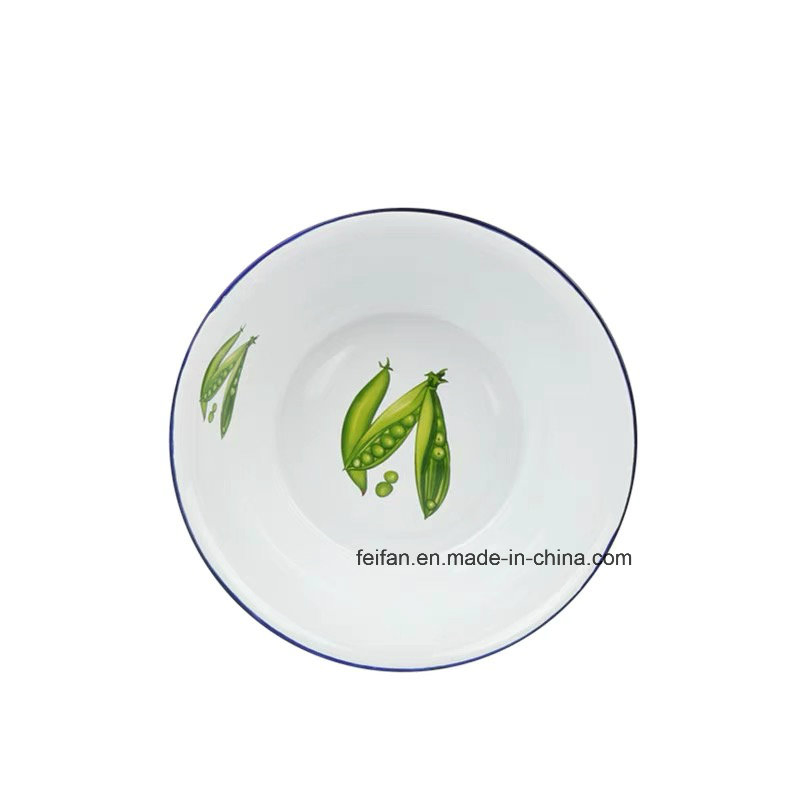 Chinese Style Hot Selling Enamel Wash Basin/Bowl for Kitchen Use
