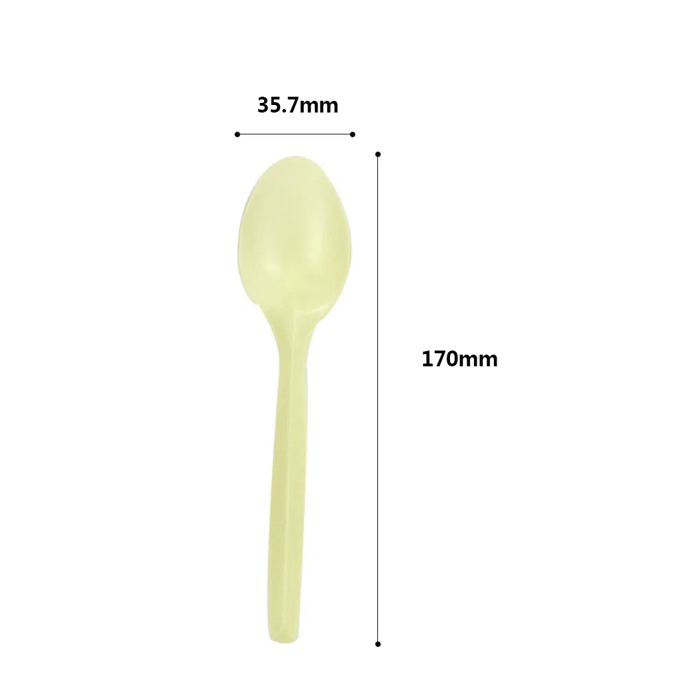High Quality Spoon Cornstarch Cornstarch Cutlery Biodegradable Disposable Tableware Knife Fork Spoon Cornstarch Cutlery Eco Friendly