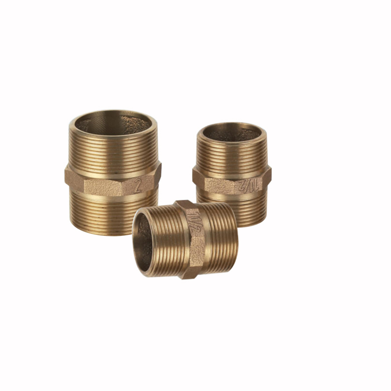 Bronze Male Thread Equal Connector