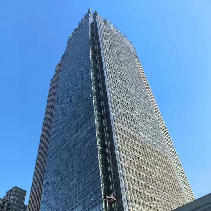 Double Toughened Hollow Vacuum Insulated Curtain Wall Window Glass, Durable Heat Insulation