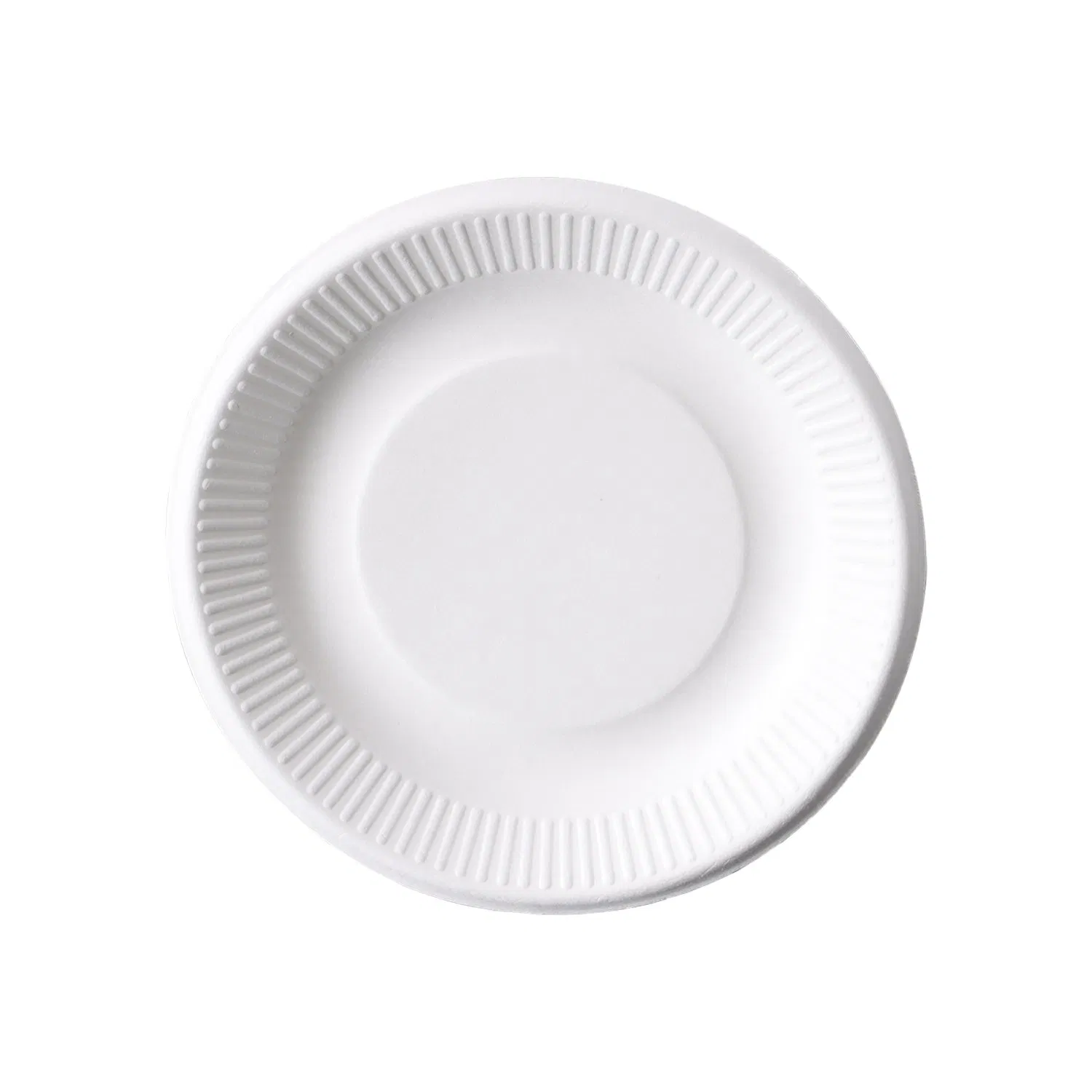 Eco-Friendly Biodegradable Disposable Sugarcane Residue Dinner Plates Fast Food Plate for Parties Gatherings Restaurants