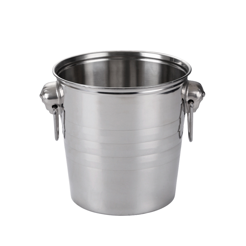 5L 7L Thick Stainless Steel Ice Bucket Beer Chilling Wine Cooler Party Barware