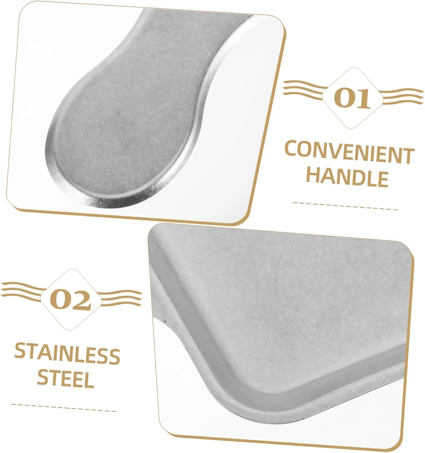 Retro Square Snack Plate Food Tray for Dinner and Steak Serving Wbb26495