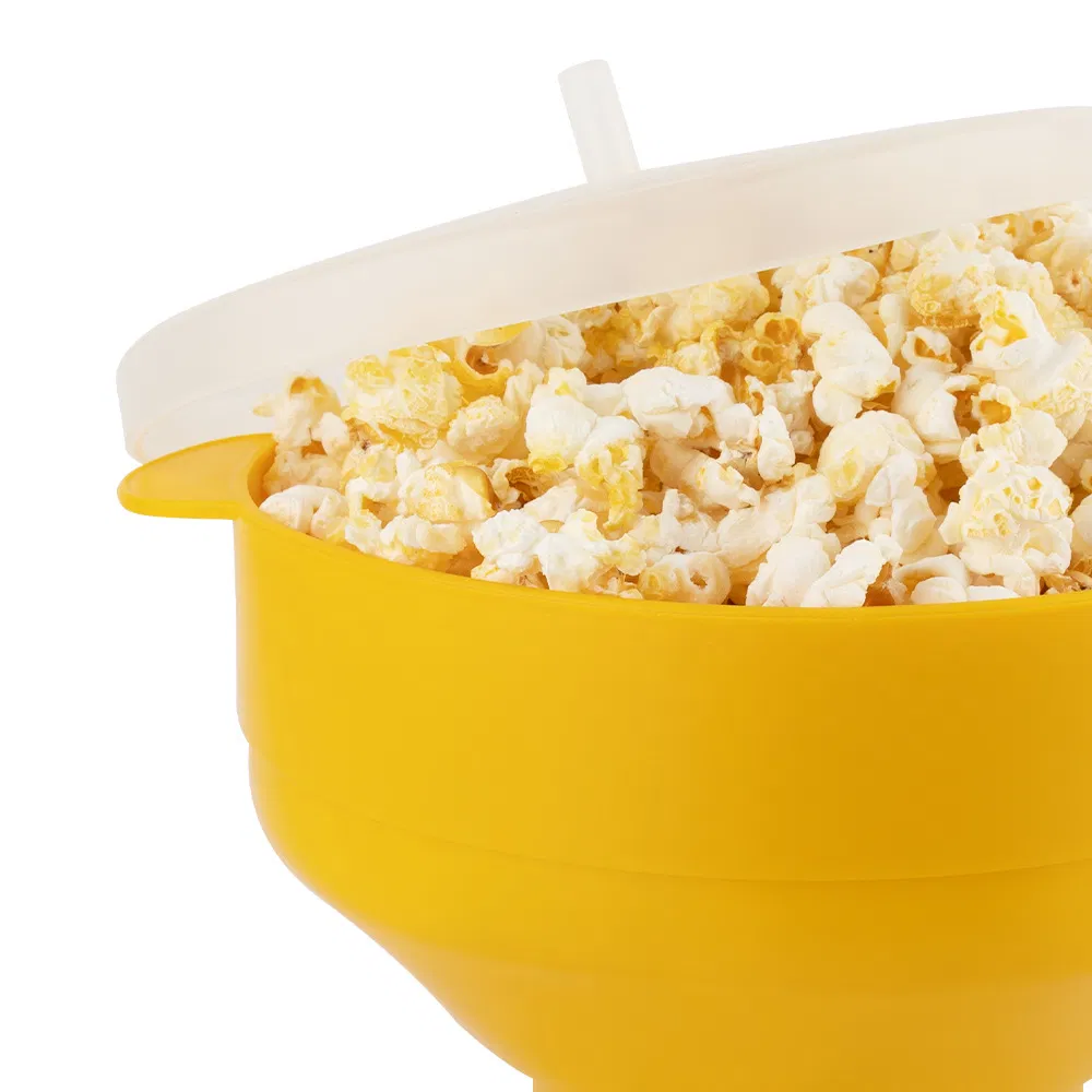 Силиконовая складная чаша для попкорна