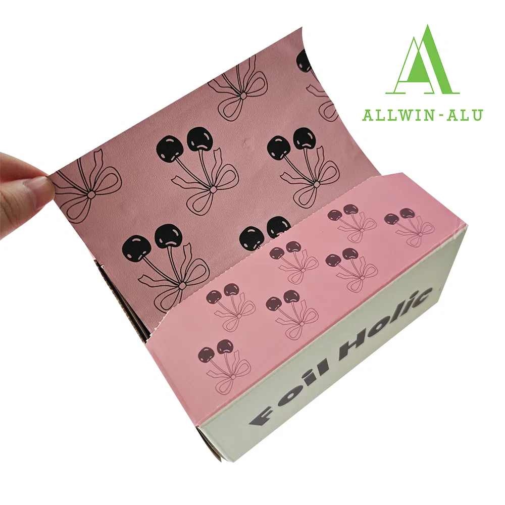 Фольга для волос 6x12 дюймов с тиснением