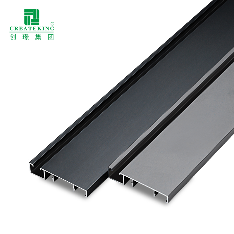 China Factory Wholesale 50*9.8mm Side Light Aluminum Alloy LED Lighting Skirting
