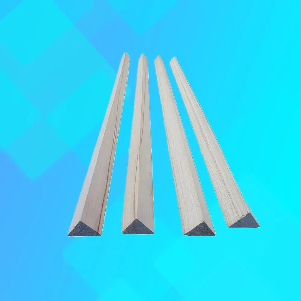 Strong Wood Trapezoid Chamfer Strips for Professional Building Applications