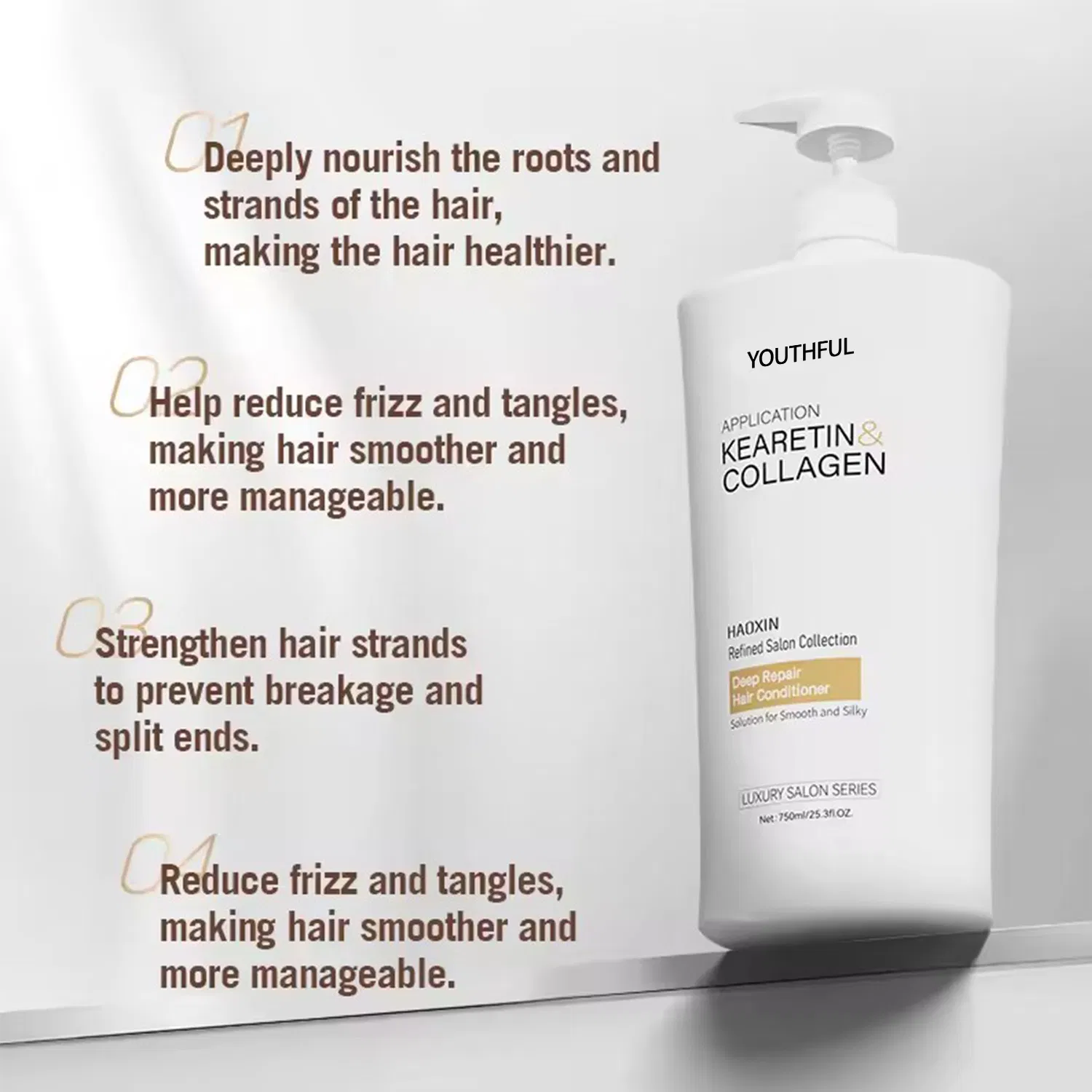 Youthful Keratin Hair Conditioner Hair Growth Enzyme Hair Mask