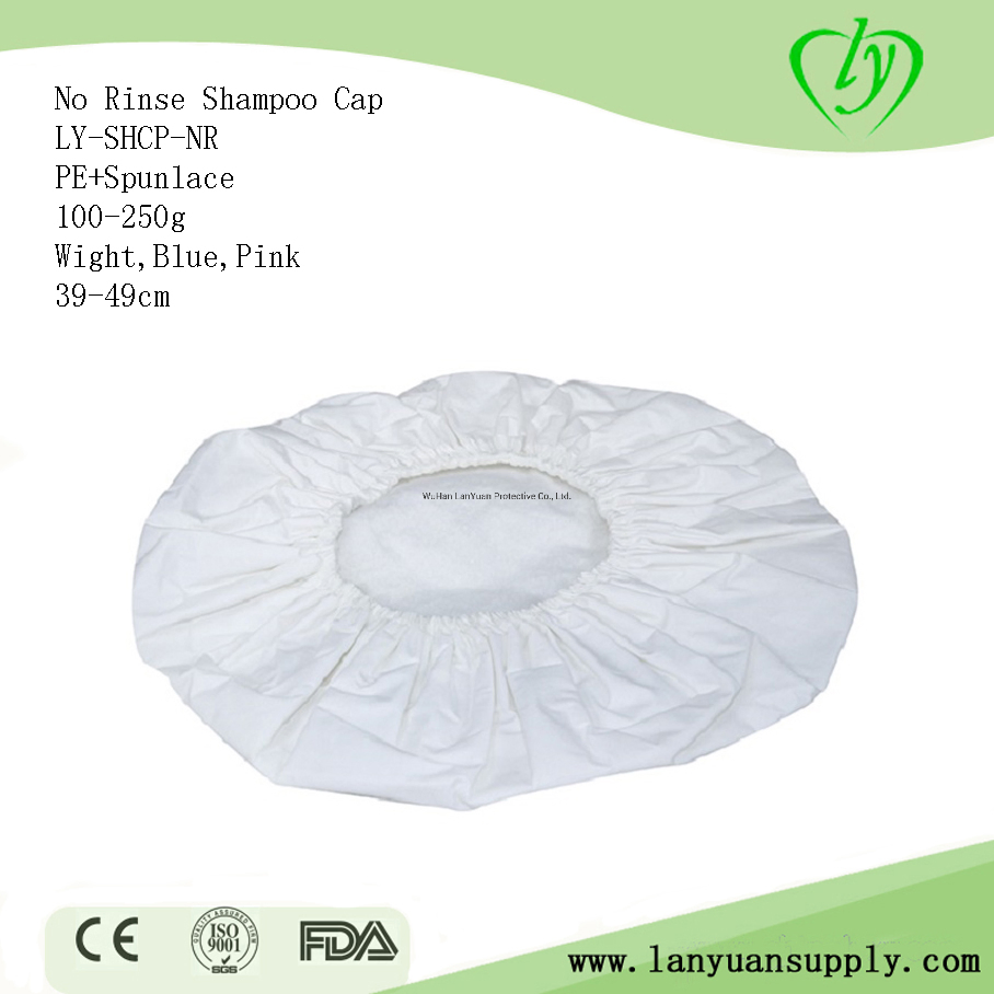 Disposable Patient Dry No Rinsh Shampoo Caps