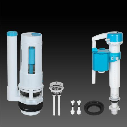 High Qualitykj-318 Dual Flush Bathroom Split Toilet Tank Accessories High Quality/Control Valve/Valve/Solenoid Valve/Toilet Flushing Fitting