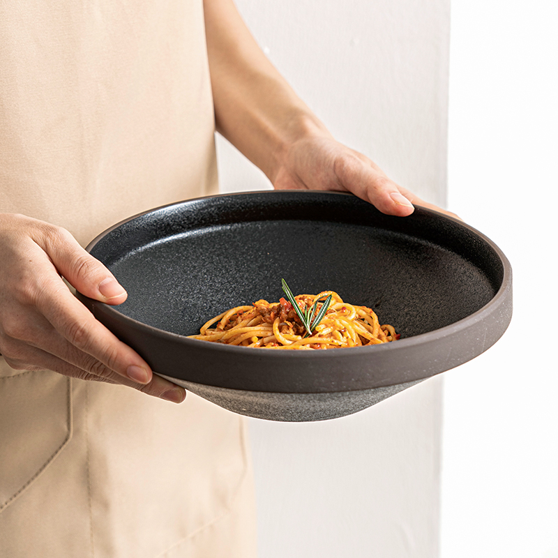 Wholesale Creative Ceramic Soup Noodle Bowl Personalized Hat Ramen Salad Bowl