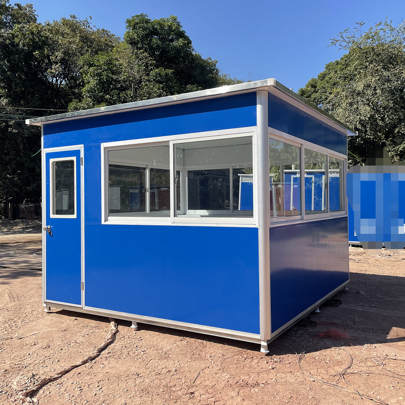 Mobile Mini Container House Portable Sentry Box Security Gard Cabin