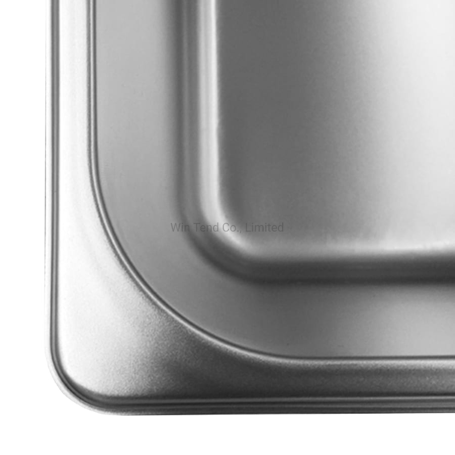 Kitchen Equipment Us Style Stainless Steel 304 Gastronorm Pan with Lid
