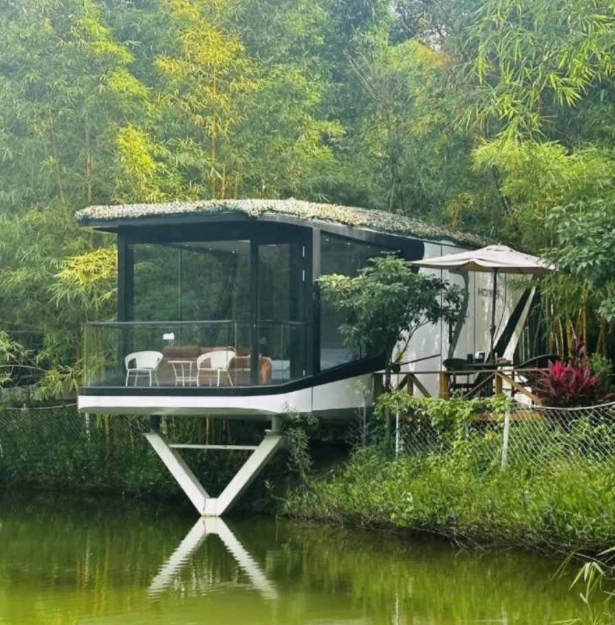 Space Capsule House Factory Prefab Home Modern Modular House Prefabricated Homes