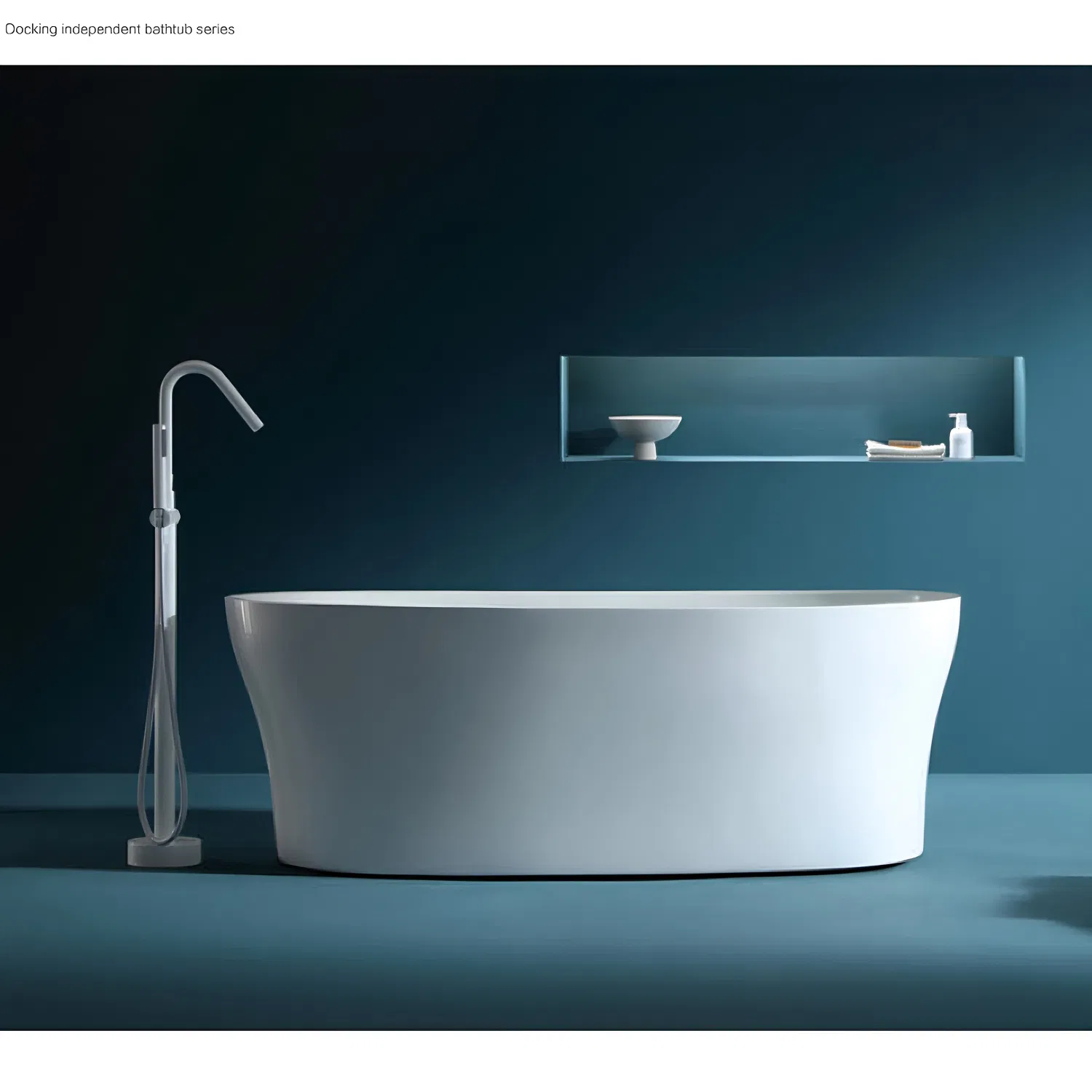 Угловая акриловая ванна с гидромассажем