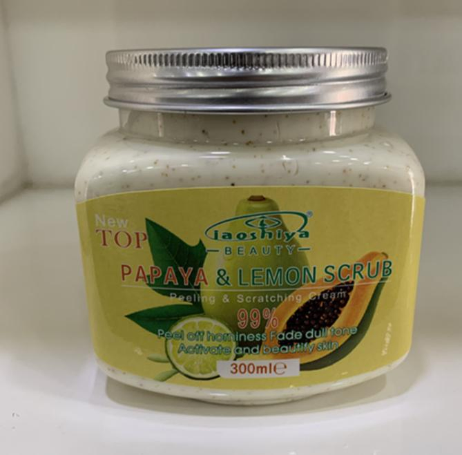 Customized Multiple Flavor Snail Deep Cleansing Gold Mineral Moisturizing Exfoliating Scrub