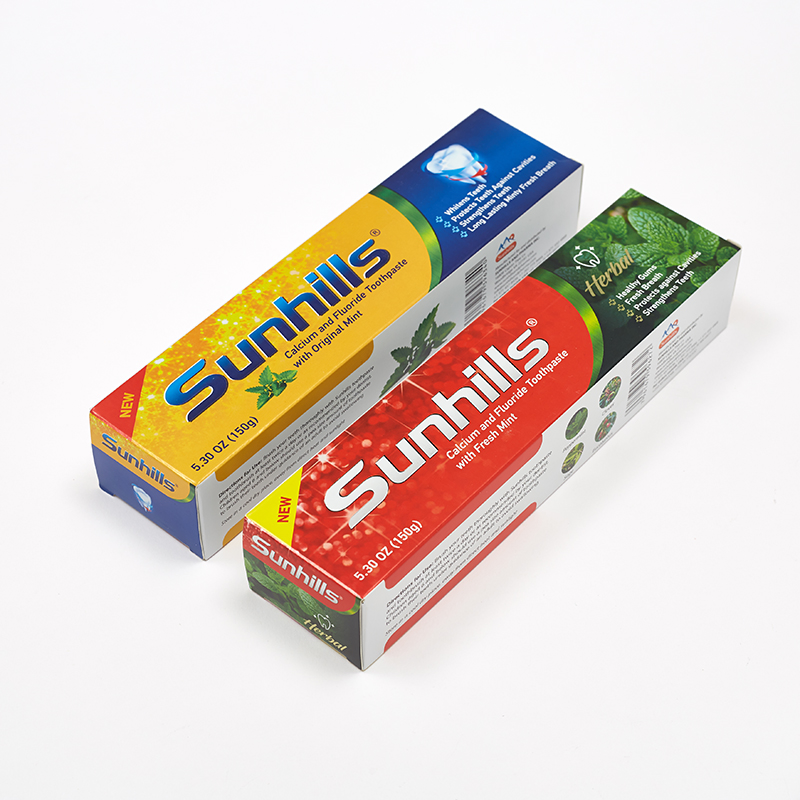 Custom Logo Calcium and Fluoride Anti Cavity Strengthens Teeth Herbal Mint Toothpaste for Adult