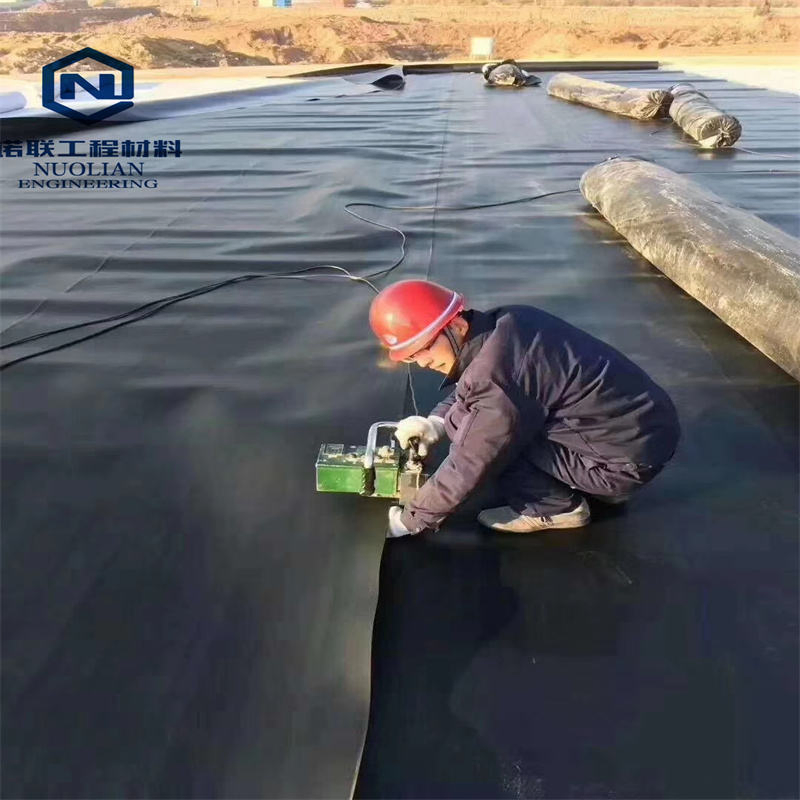 0.5mm, 1mm, 1.5mm, 2.0mm, 3.0mm HDPE Geomembrane /EPDM Membrane Fish Pond Liner/Dam Liner for Landfill Project and Fish Pond, Reservoir