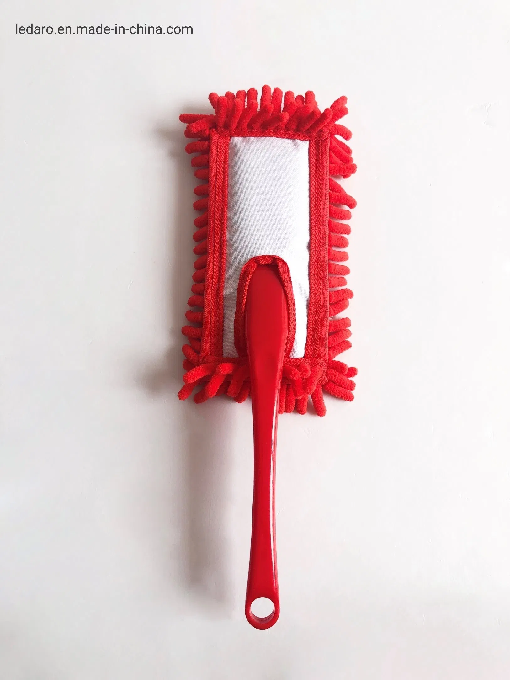 Custom Fluffy Rotating PP Handle Microfiber Duster Auto Microfiber Mop Duster