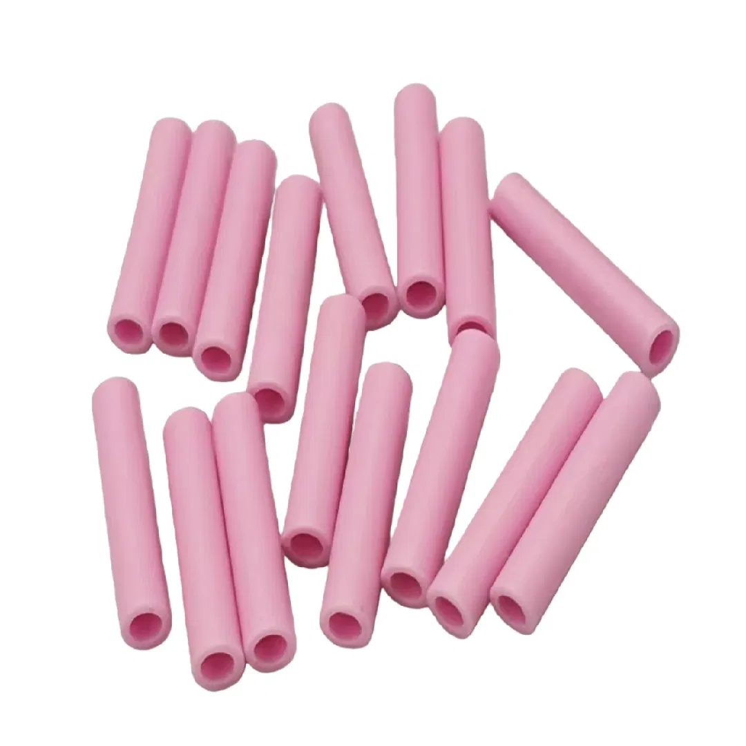 6*3*25mm Textile Machine Parts Alumina Textile Tubing Through Yarn Ceramic Tube