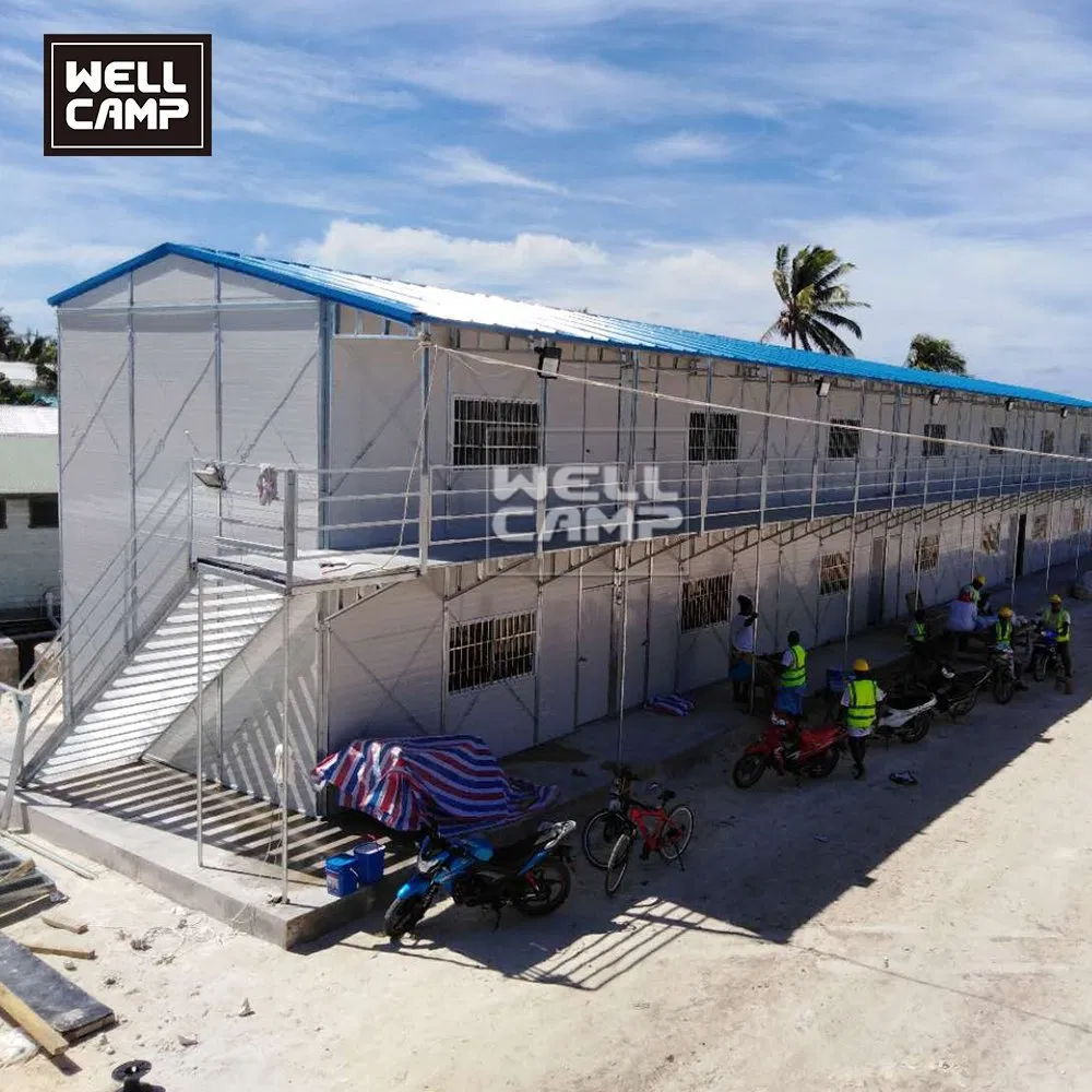 One/Two/Three Floor Site Dormitory Labor Camp Factory Price K Prefabricated House Worker Accommodation Quarter Office Mess Hall Facility Clinic Dinning Kitchen