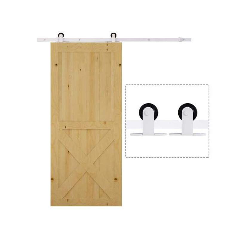 White Wardrobe Hanger Door Roller Wheels Steel Iron Furniture Accessories