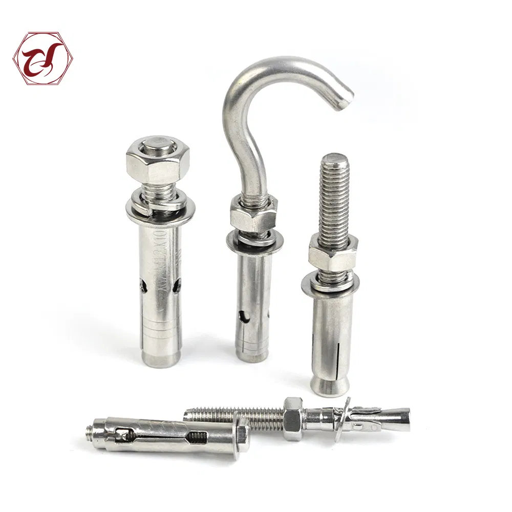 Wedge Anchor Stainless Steel 304 or 316 Through Wedge Bolt Anchor