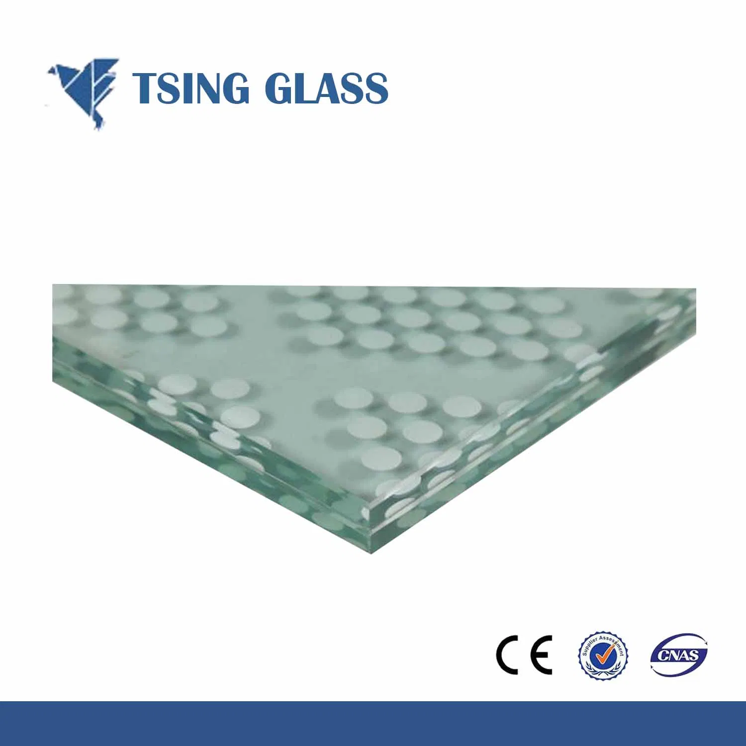 3-6mm Frosted Silk Screen Printing Decorative Glass