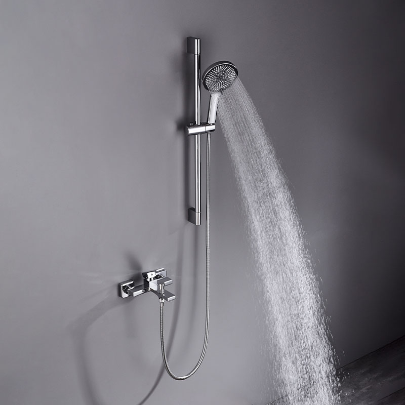 Bathroom Appliances Simple Shower Head Square Bathtub Faucet for Different Shower Heights