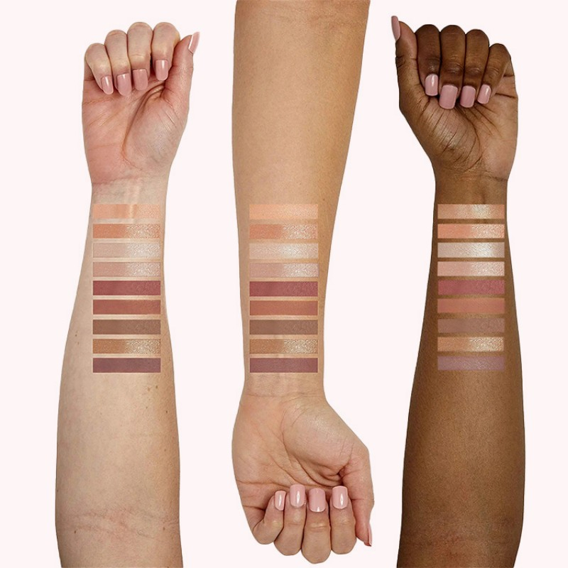 Cosmetics Translucent Light Clear and Sparkling 9 Color Eyeshadow Palette