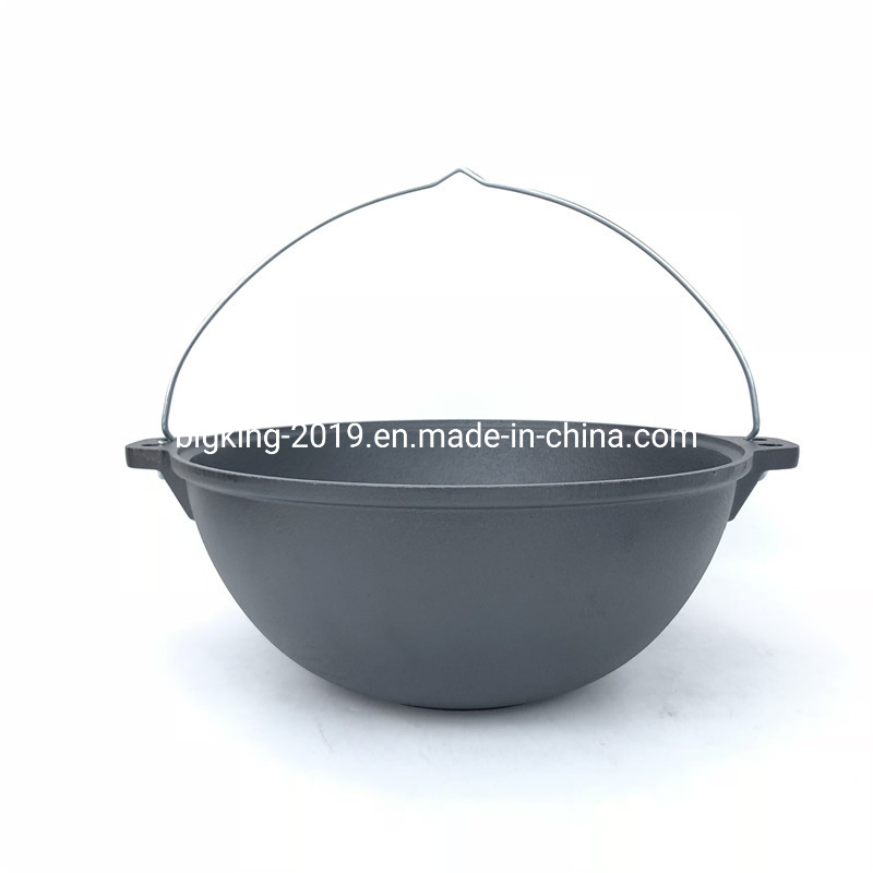 China Supplier Seasoned Cast Iron Hotpot for Outdoor