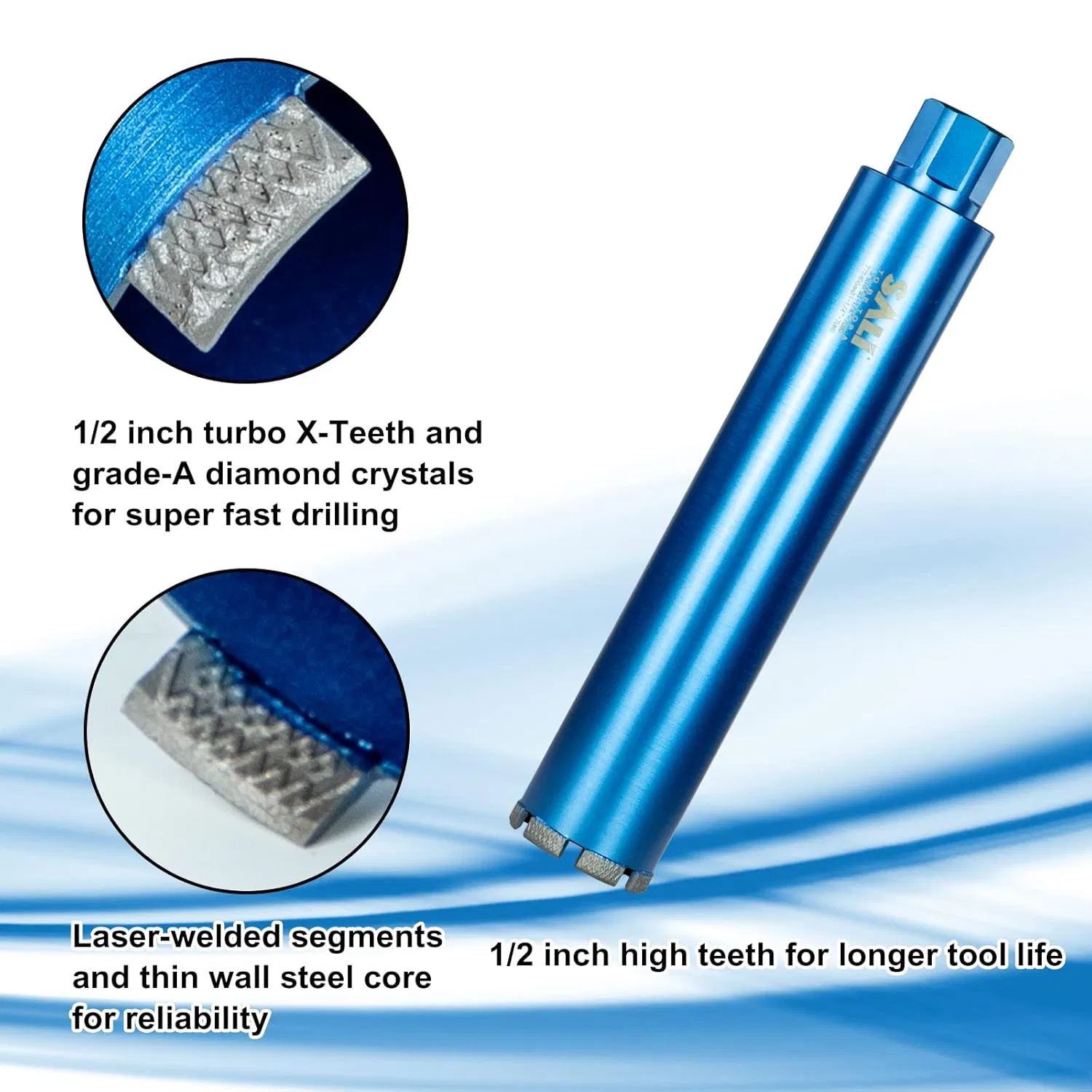 Алмазная коронка для армированного бетона 102мм