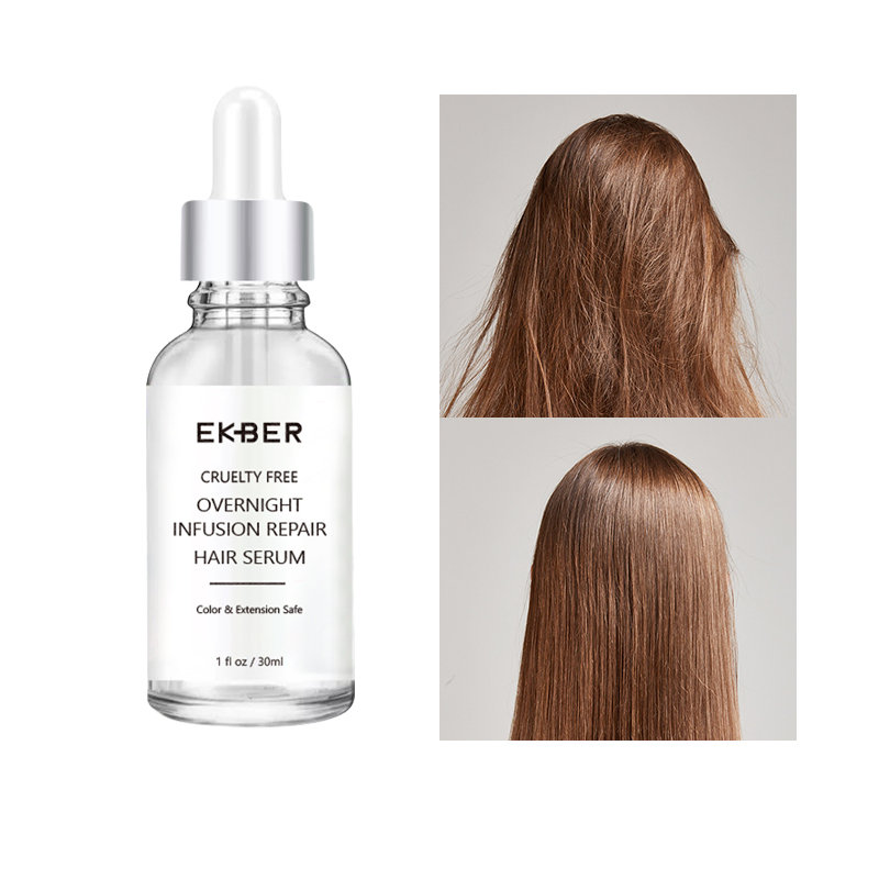 Customize Logo Private Label Natural Hydrating Hair Growth Oil Treatment Serum Organic Argan Oil Hair Serum 30ml