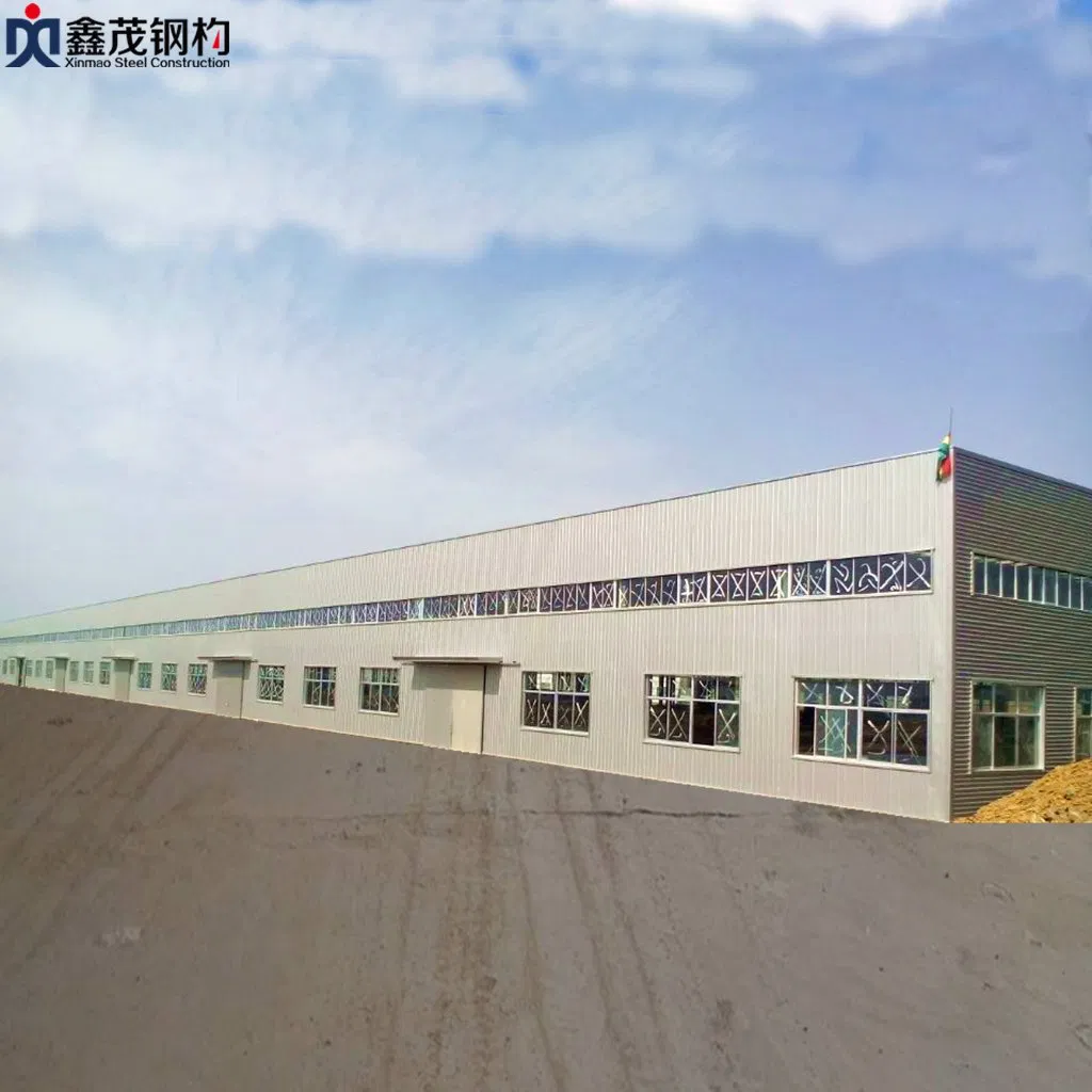 Prefabricated Structural Glass Processing Factory Modular Apartment Steel Workshop