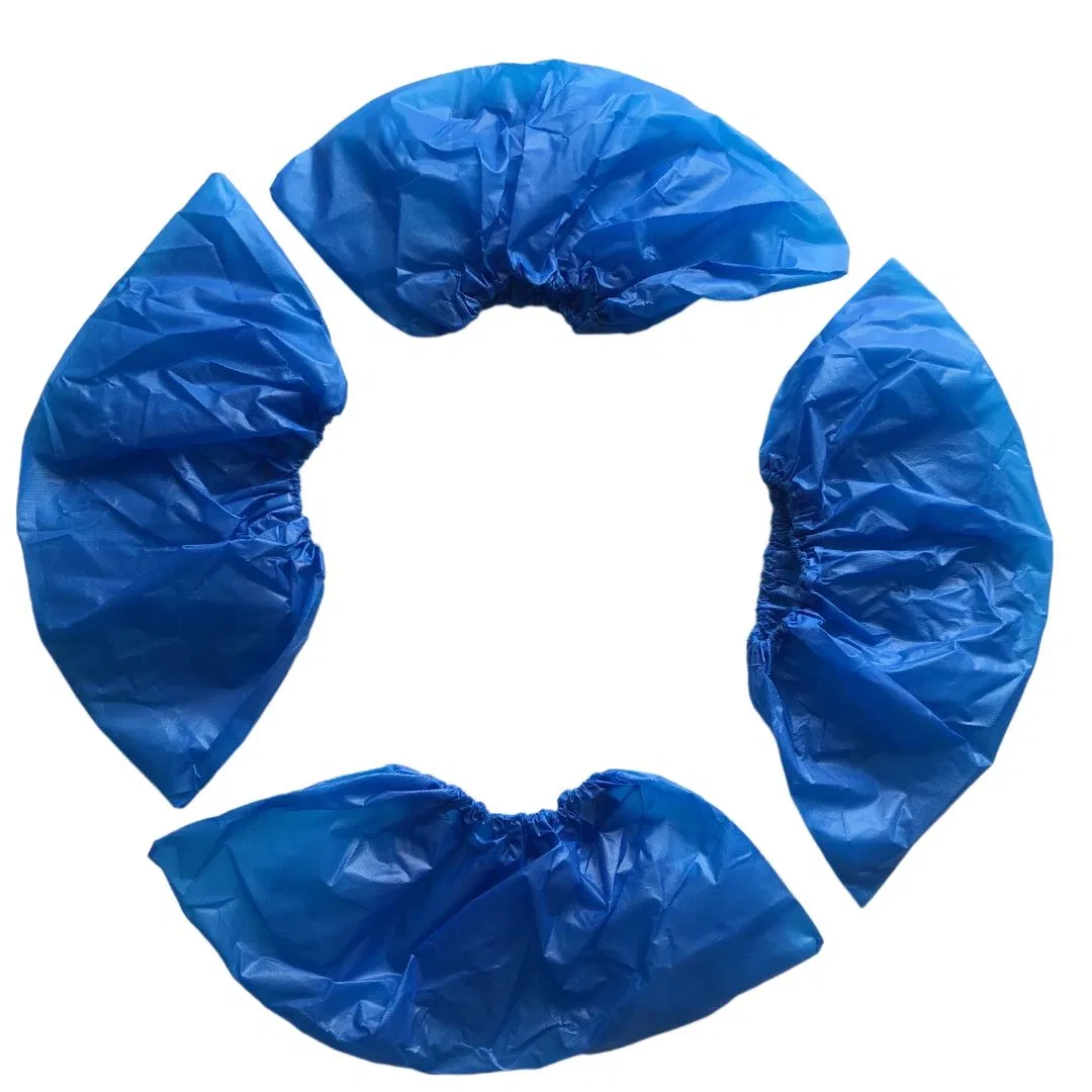 Blue Heavy Duty Hand Made CPE Shoe Cover