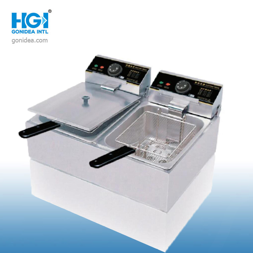 3500W 11L X 2 Big Tank Commercial Commercial Electric Deep Fryer Ef-11L-1/Ef-11L-2