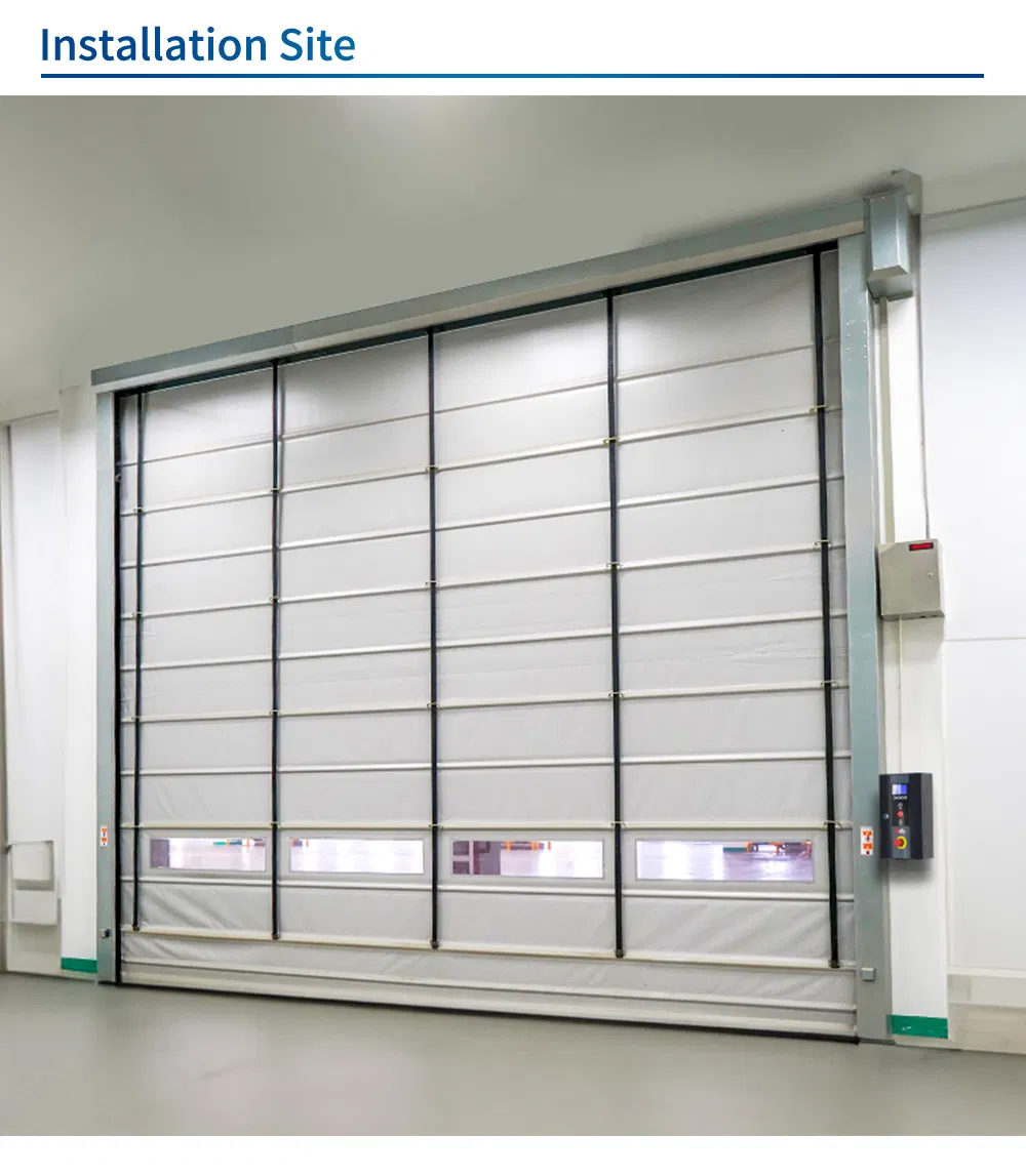 Hot Sells Customized PVC Industrial High Speed Stacking Door for Warehouse Doors Work Efficiently Fast Door