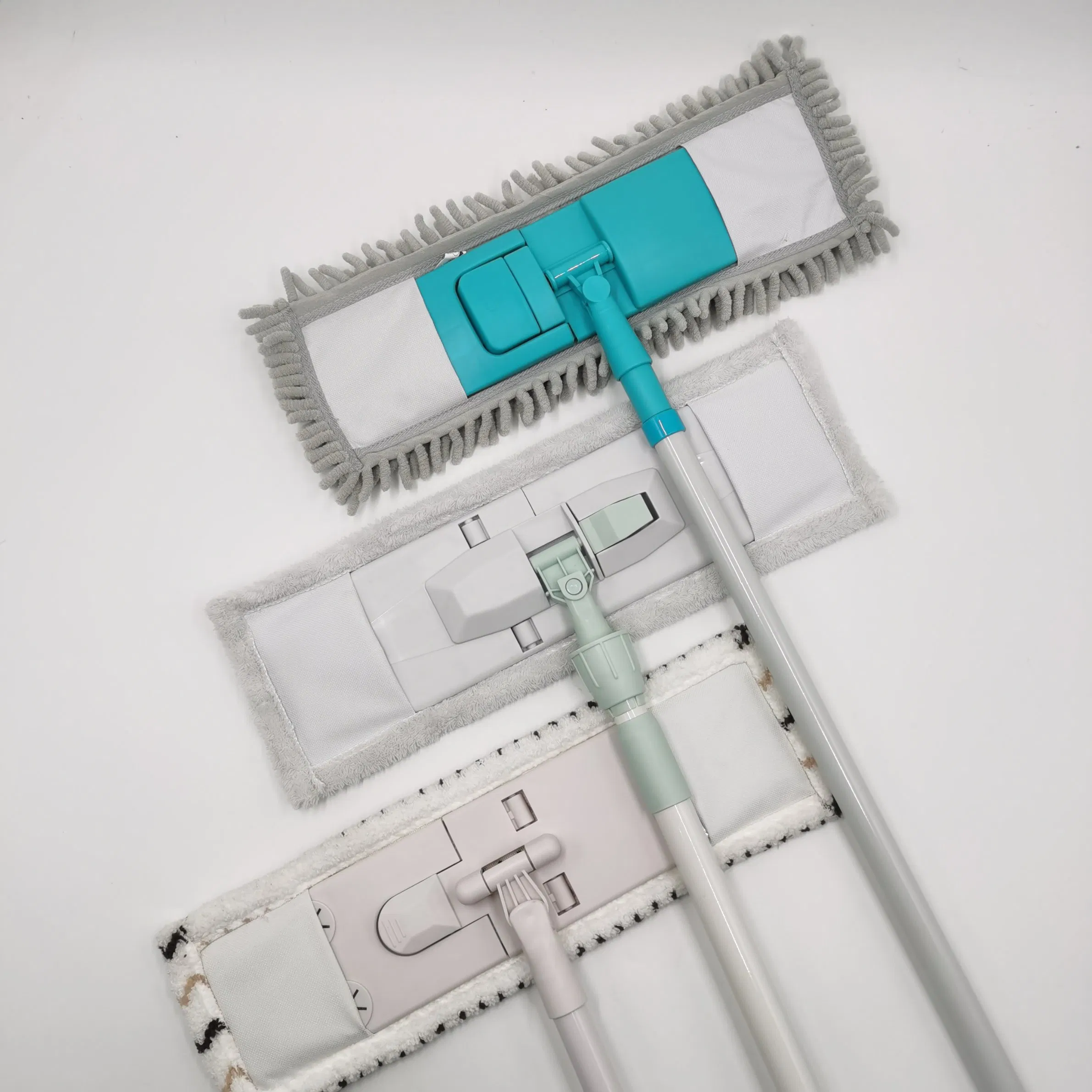 High Quality Snow Chenille Flat Mop with Replaceable Pad for Home Commercial Cleaning Tool