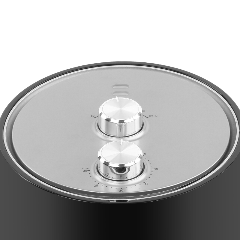 Kitchen Appliance Knob Control Multifunctional Electric Non-Stick Air Fryers Oven with Double Mechanical Timer