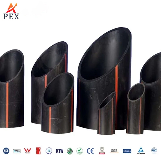 China Manufacturer 110*5.3mm SDR21 Water Supply Black HDPE Pipes and Fittings