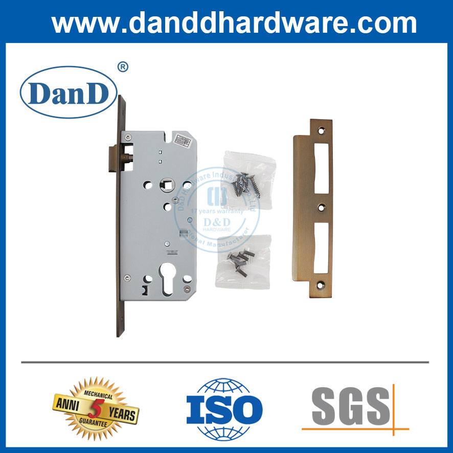 High Quality Indoor Stainless Steel Mortise Lock Accessory Top-Grade Thickened Door Lock Body for Security Doors