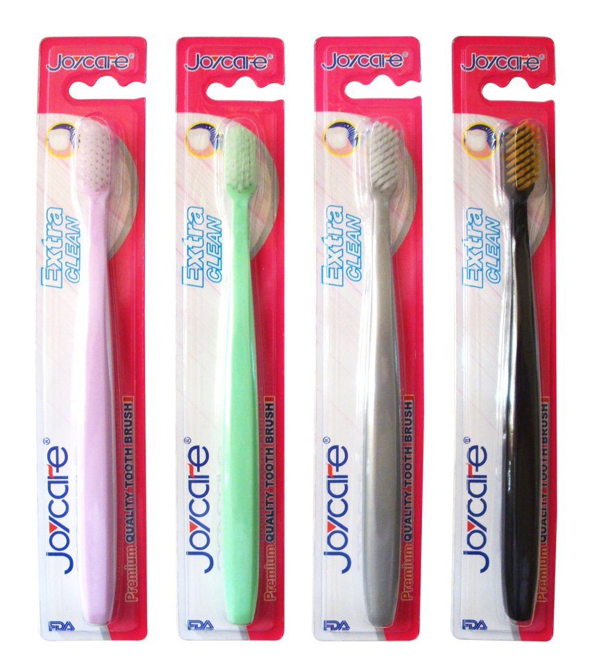 Travel/Home/Hotel Use Wide Brush Head Colorful PP Handle Soft Bristles Adult Toothbrush